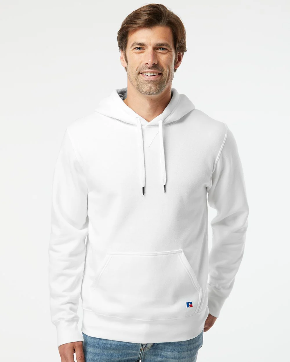 Russell Athletic-82ONSM-Cotton Rich Fleece Hooded Sweatshirt - Image 4