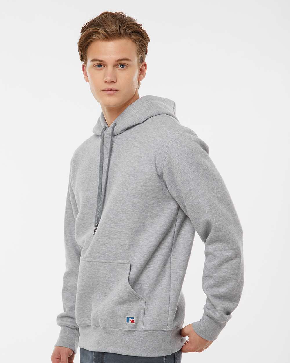 Russell Athletic-82ONSM-Cotton Rich Fleece Hooded Sweatshirt - Image 9