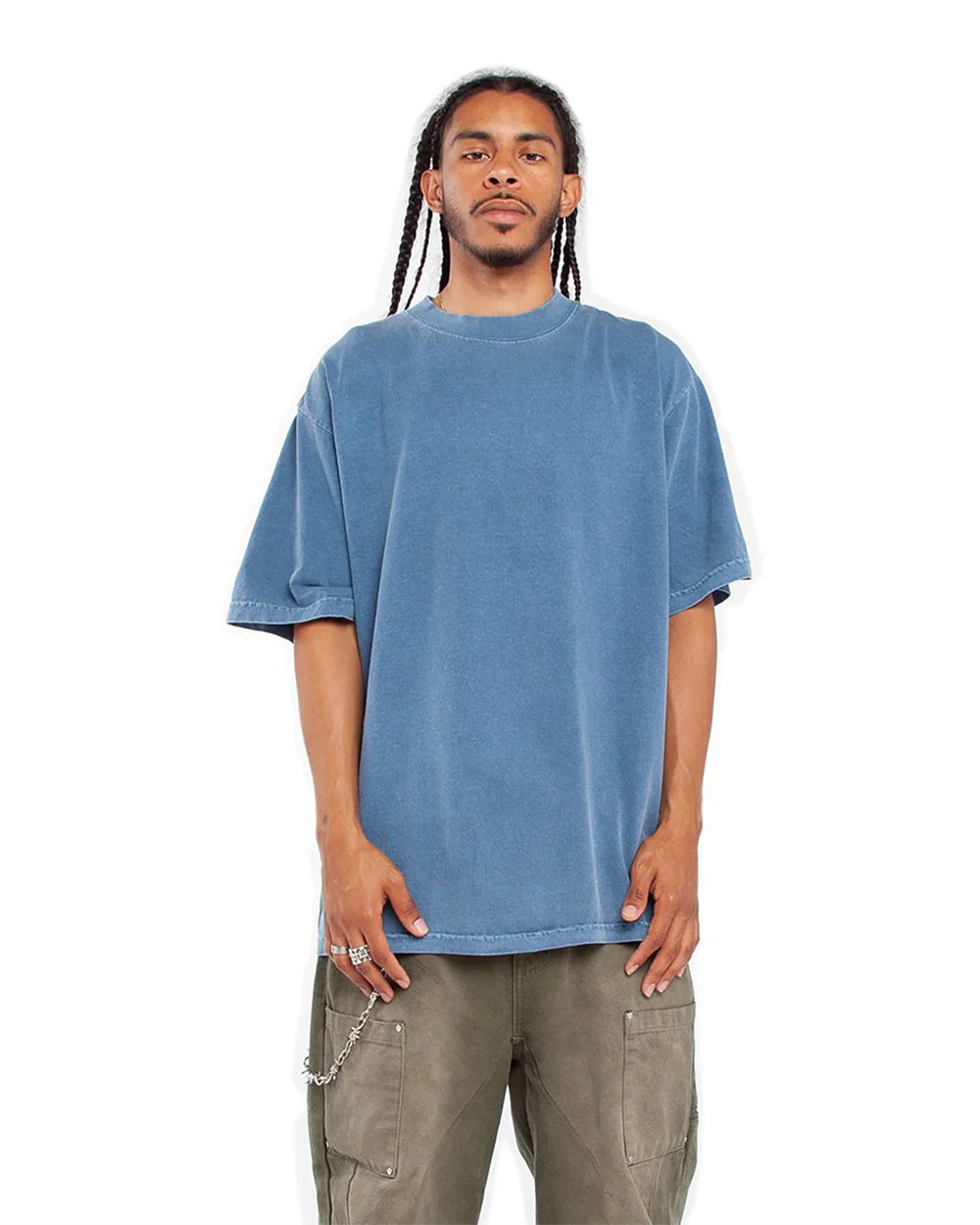 Shaka Wear-SHGD-Garment-Dyed Crewneck T-Shirt - Image 4