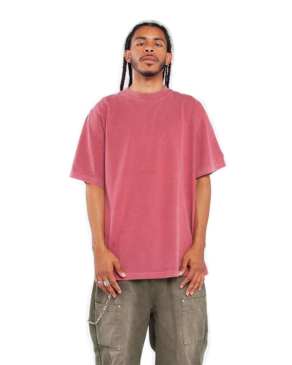 Shaka Wear-SHGD-Garment-Dyed Crewneck T-Shirt - Image 8
