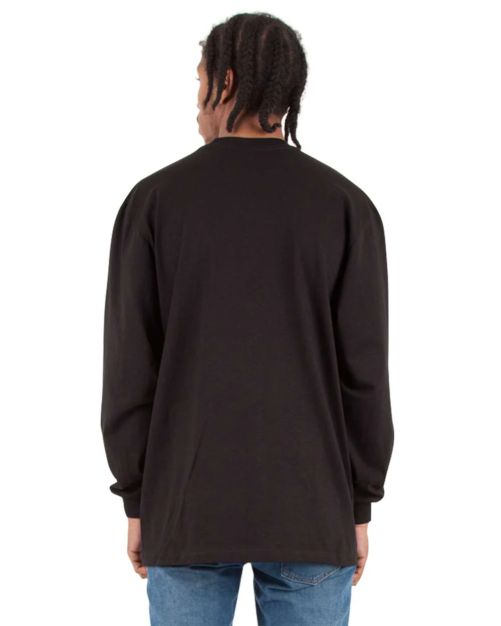 Shaka Wear-SHMHLS-Max Heavyweight Long Sleeve T-Shirt - Image 3