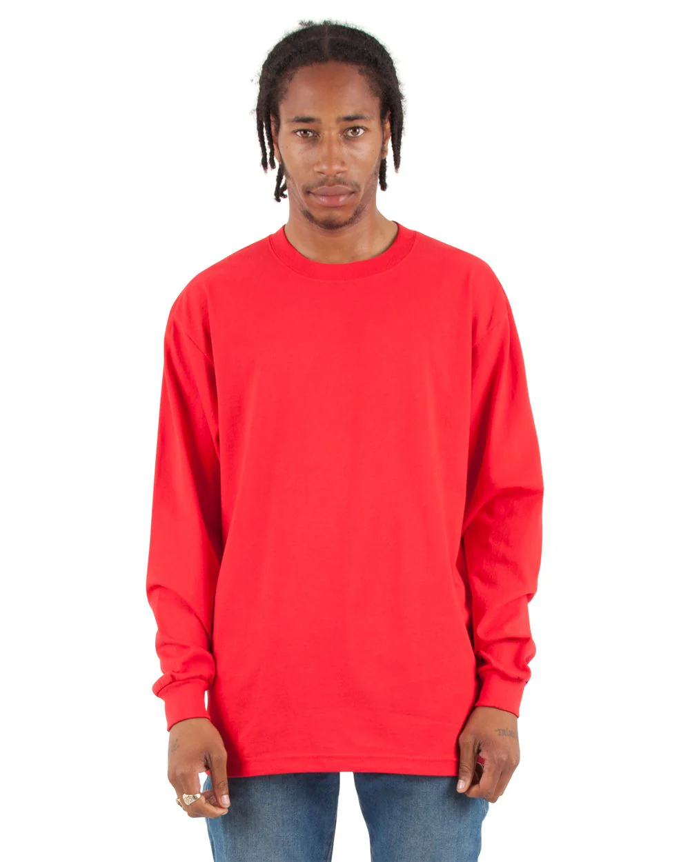 Shaka Wear-SHMHLS-Max Heavyweight Long Sleeve T-Shirt - Image 4