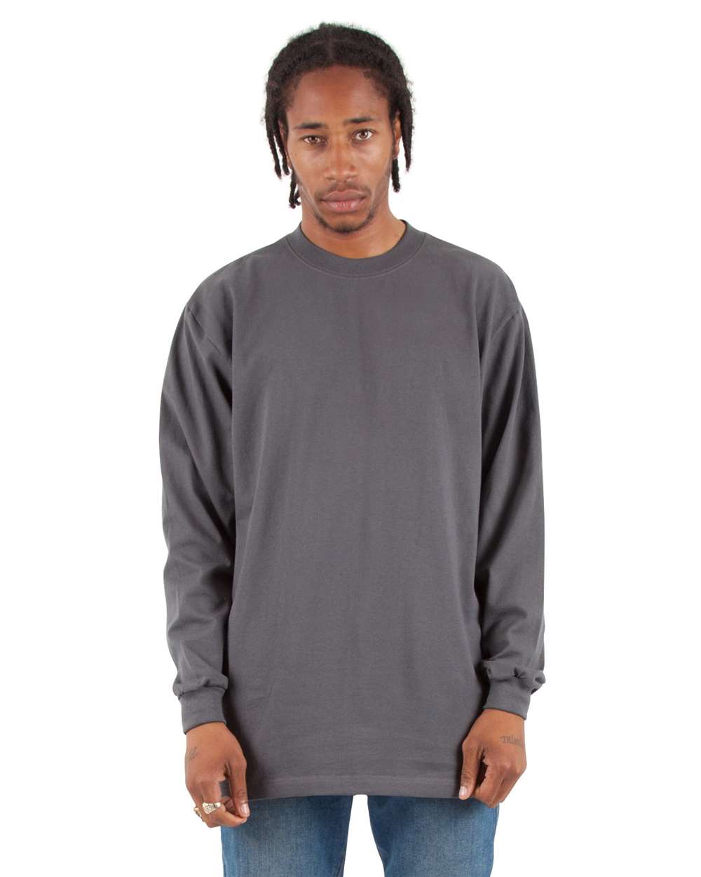 Shaka Wear-SHMHLS-Max Heavyweight Long Sleeve T-Shirt - Image 5