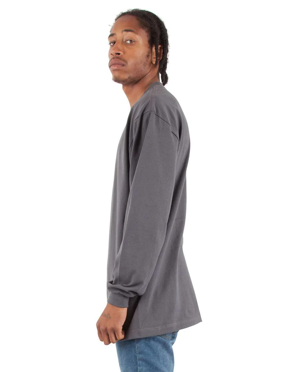 Shaka Wear-SHMHLS-Max Heavyweight Long Sleeve T-Shirt - Image 6