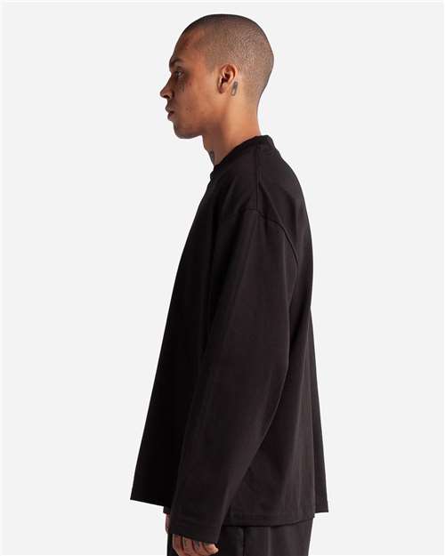 Shaka Wear-SHMOL-Unisex Max Heavyweight Oversized Long Sleeve T-Shirt - Image 3