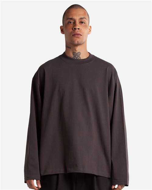 Shaka Wear-SHMOL-Unisex Max Heavyweight Oversized Long Sleeve T-Shirt - Image 8
