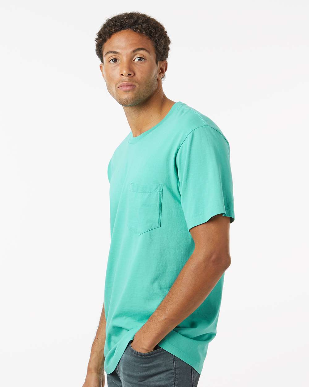 SoftShirts-210-Classic Pocket T-Shirt - Image 47