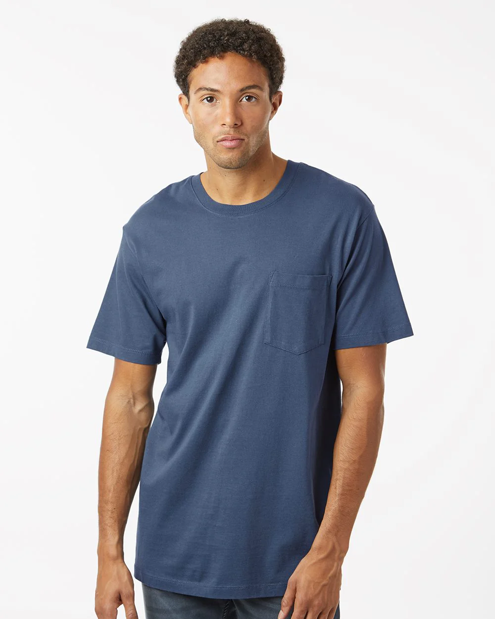 SoftShirts-210-Classic Pocket T-Shirt - Image 7