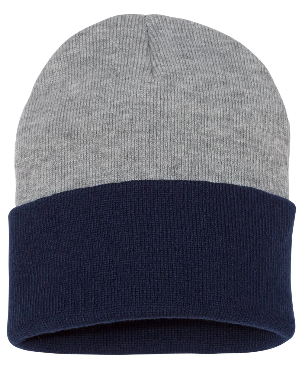 Sportsman-SP12T-12" Color Blocked Cuffed Beanie - Image 3
