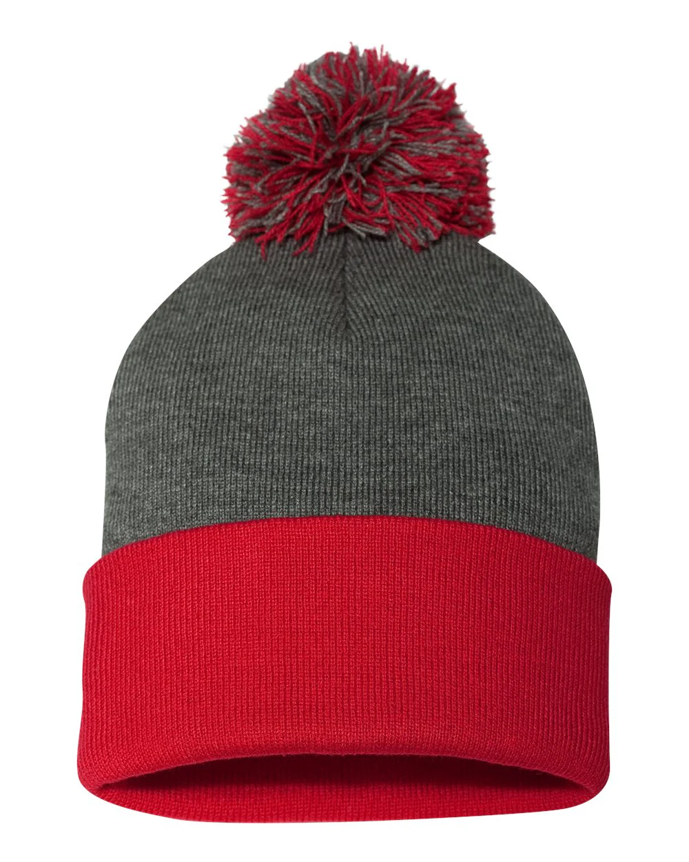 Sportsman-SP15-12" Pom-Pom Cuffed Beanie - Image 14