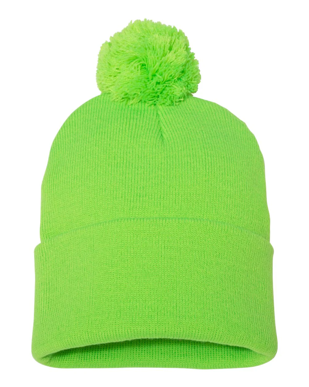 Sportsman-SP15-12" Pom-Pom Cuffed Beanie - Image 47
