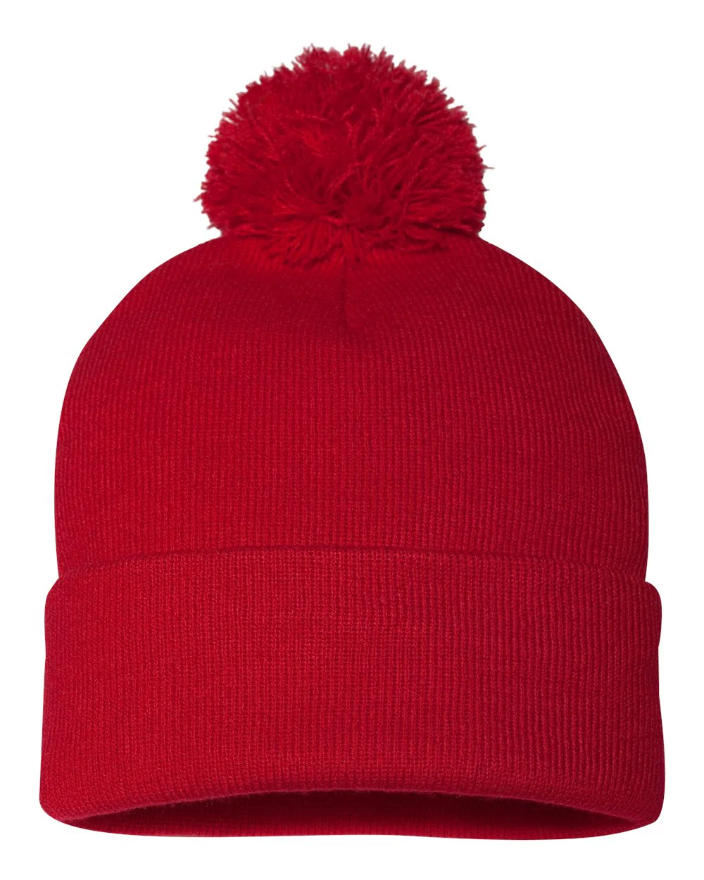 Sportsman-SP15-12" Pom-Pom Cuffed Beanie - Image 50