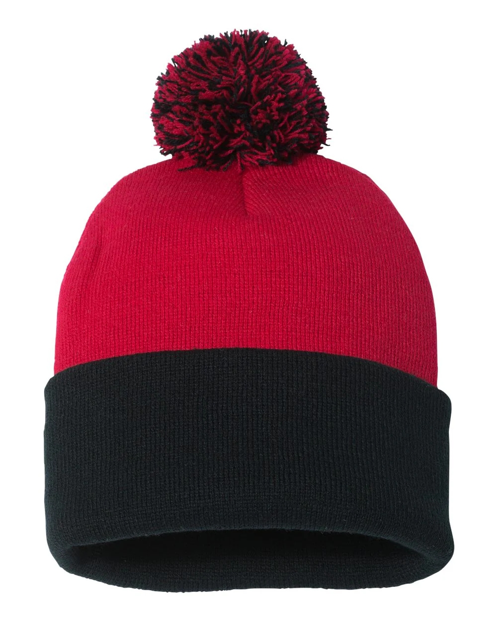 Sportsman-SP15-12" Pom-Pom Cuffed Beanie - Image 52