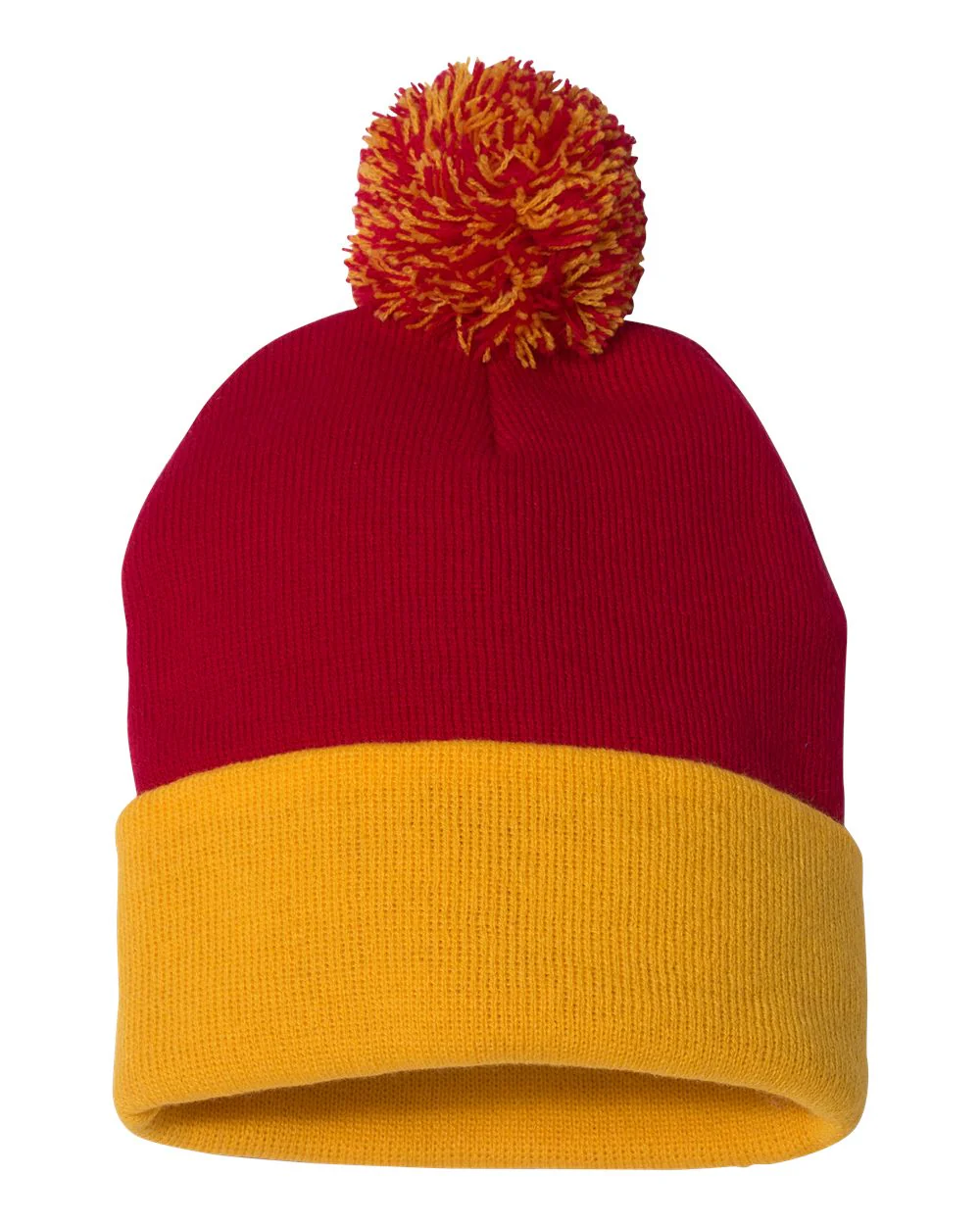 Sportsman-SP15-12" Pom-Pom Cuffed Beanie - Image 54