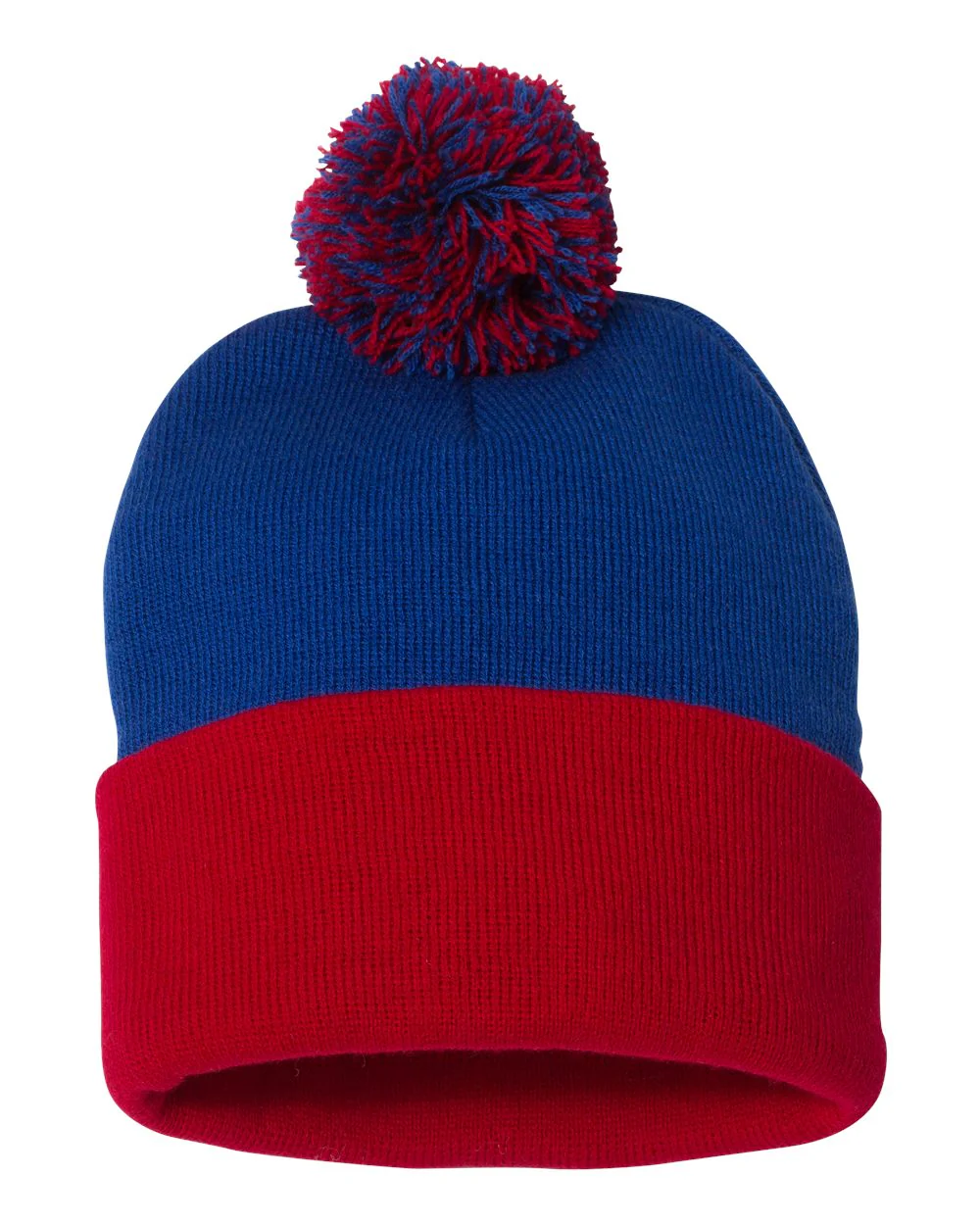 Sportsman-SP15-12" Pom-Pom Cuffed Beanie - Image 61