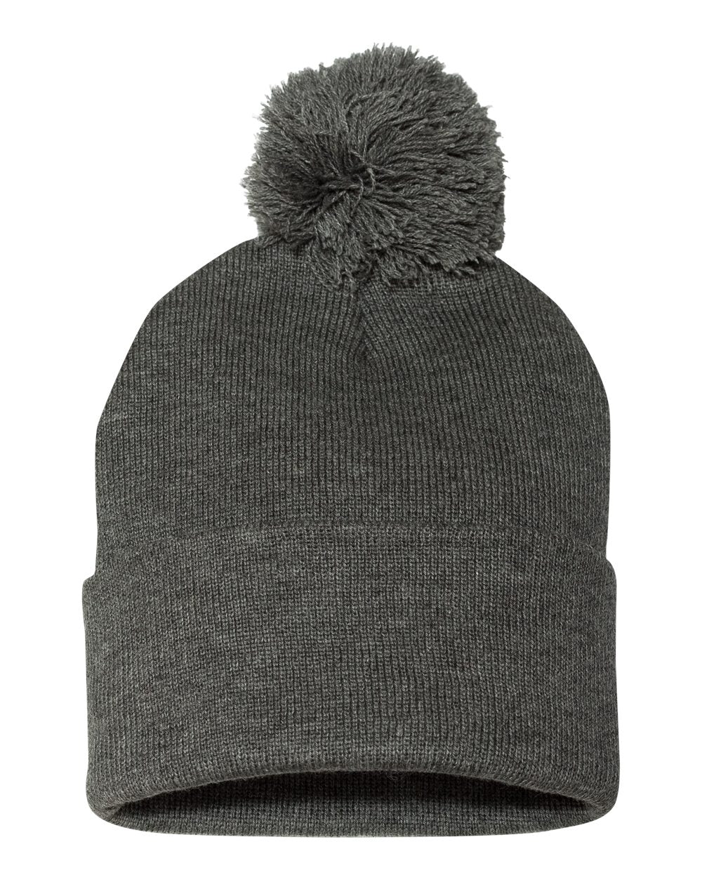 Sportsman-SP15-12" Pom-Pom Cuffed Beanie - Image 8
