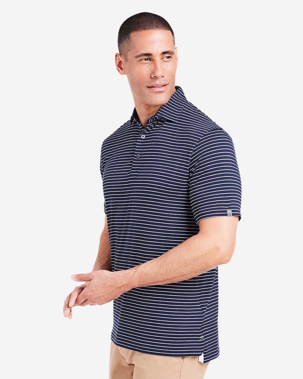 TASC Performance Inc-TM546Y-Cloud Lightweight Polo Brookline Stripe - Image 5