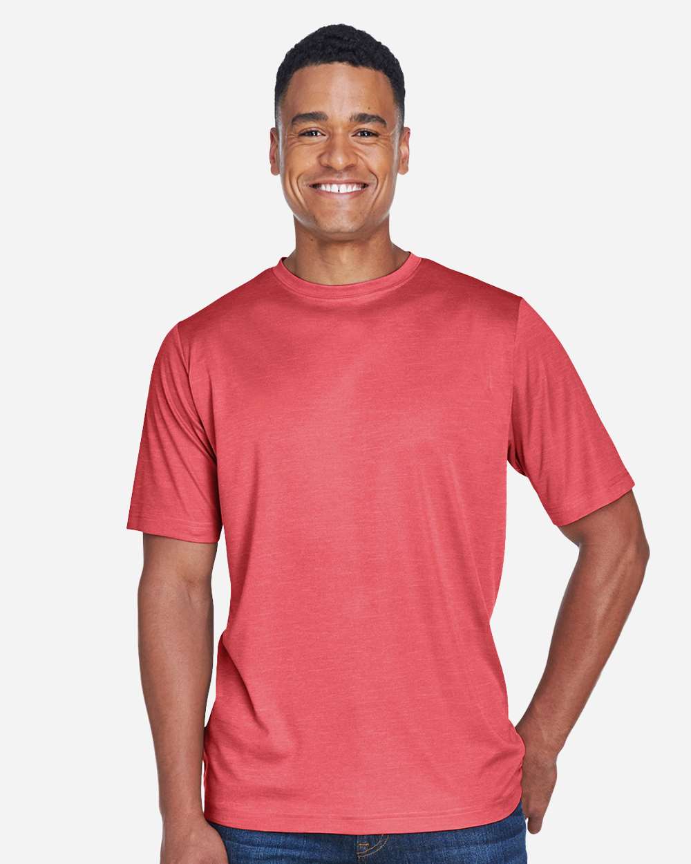Team 365-TT11H-Men's Sonic Heather Performance T-Shirt - Image 34