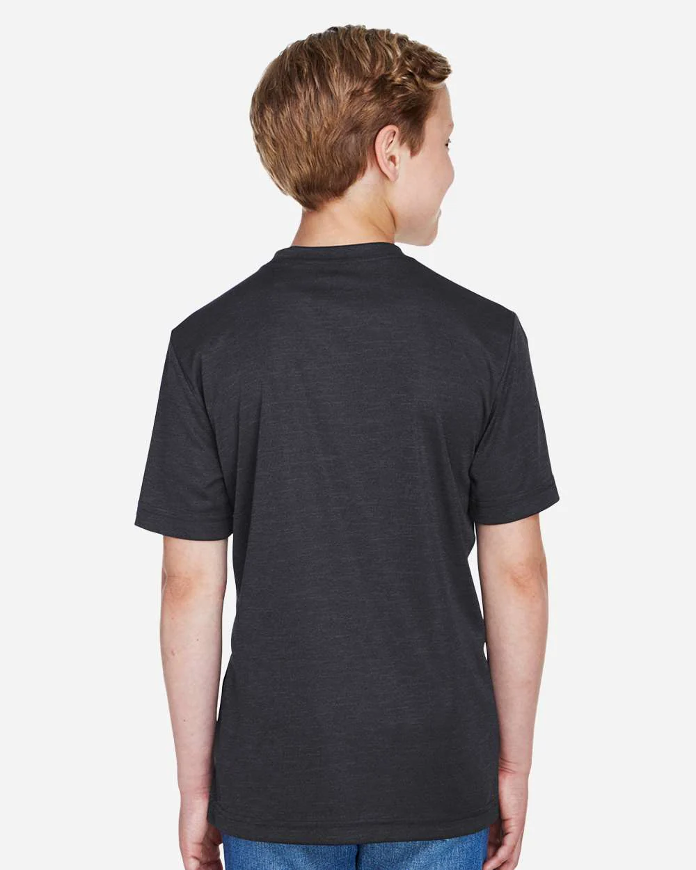 Team 365-TT11HY-Youth Sonic Heather Performance T-Shirt - Image 11