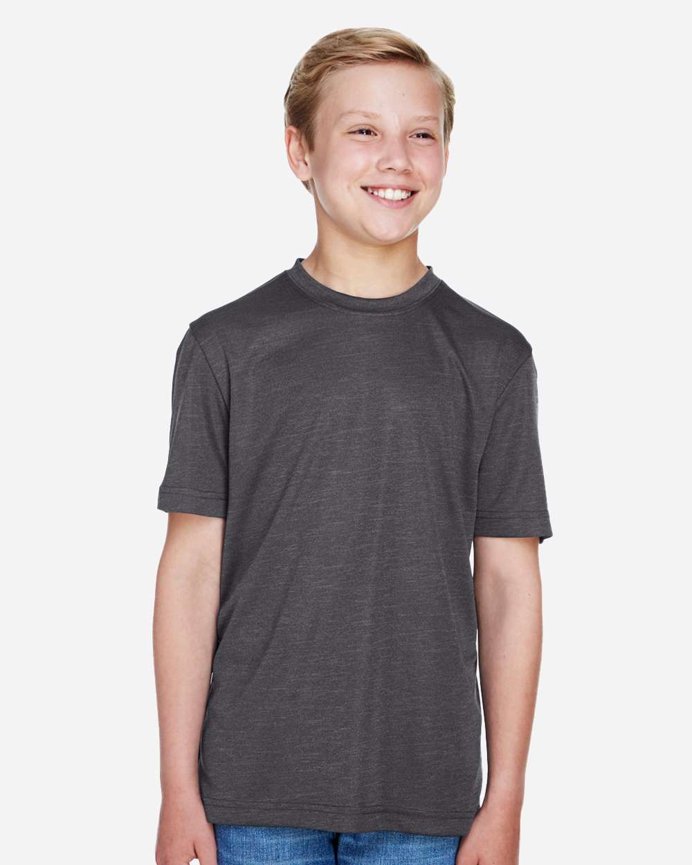 Team 365-TT11HY-Youth Sonic Heather Performance T-Shirt - Image 14