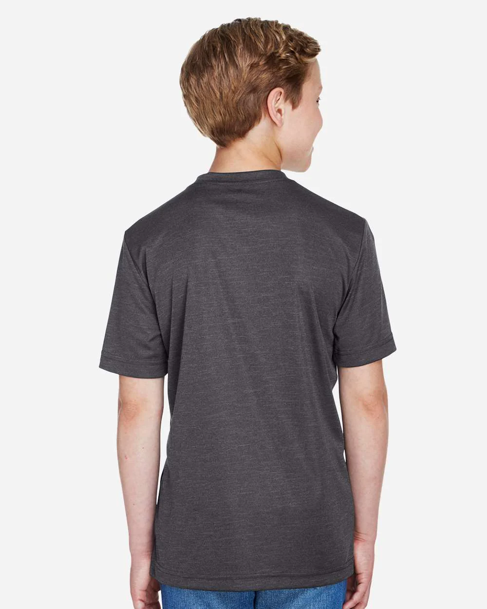 Team 365-TT11HY-Youth Sonic Heather Performance T-Shirt - Image 16
