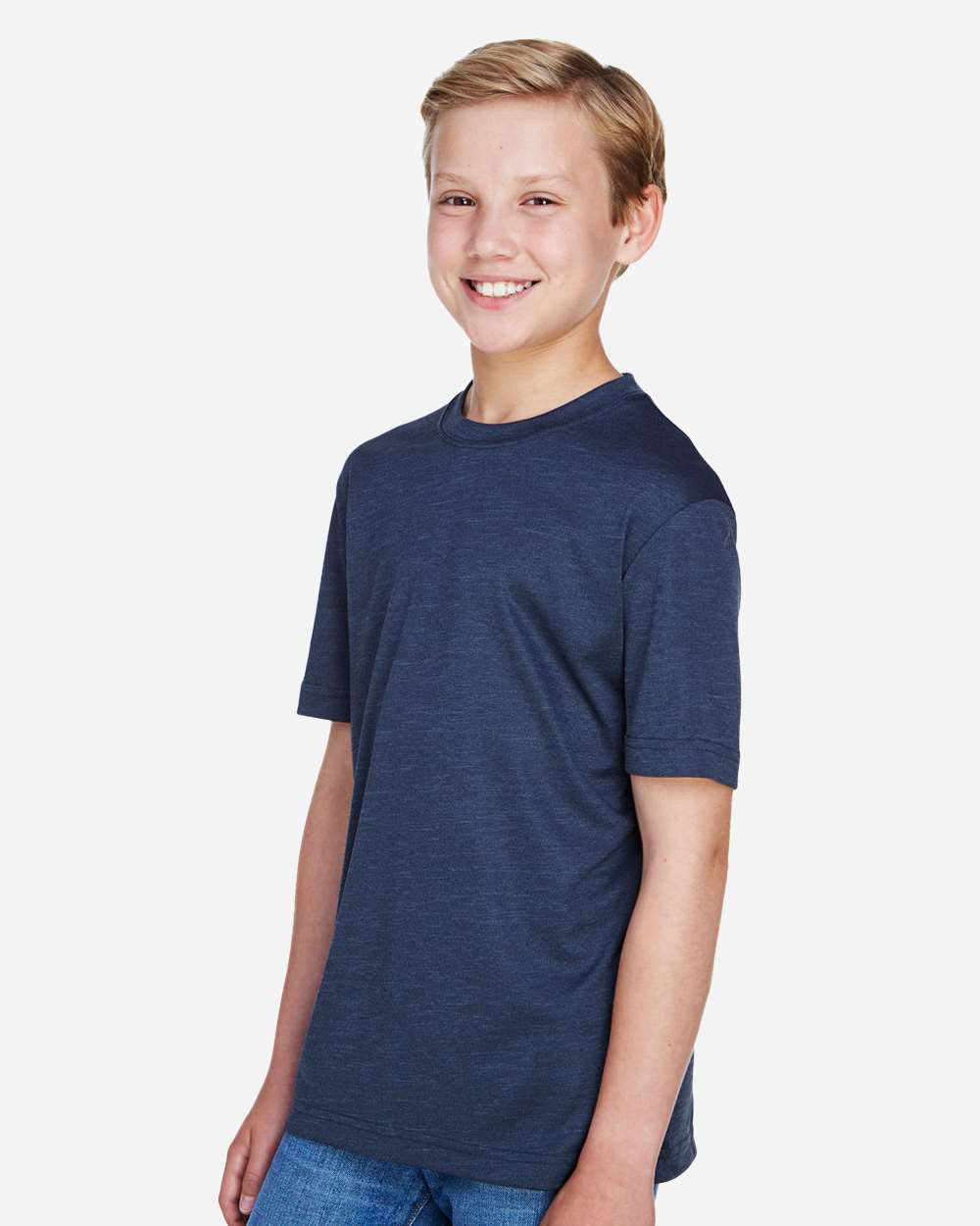 Team 365-TT11HY-Youth Sonic Heather Performance T-Shirt - Image 20