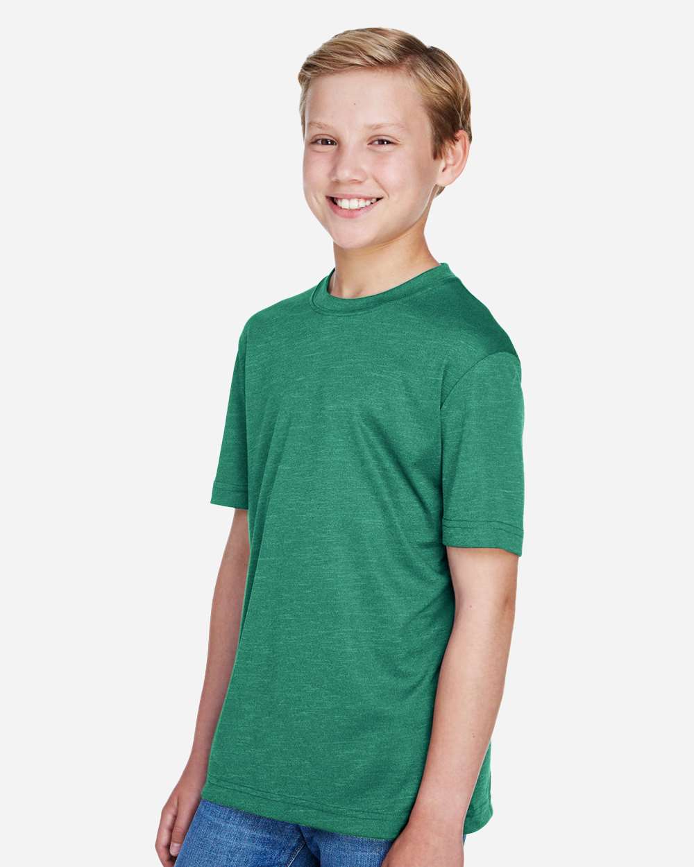 Team 365-TT11HY-Youth Sonic Heather Performance T-Shirt - Image 25