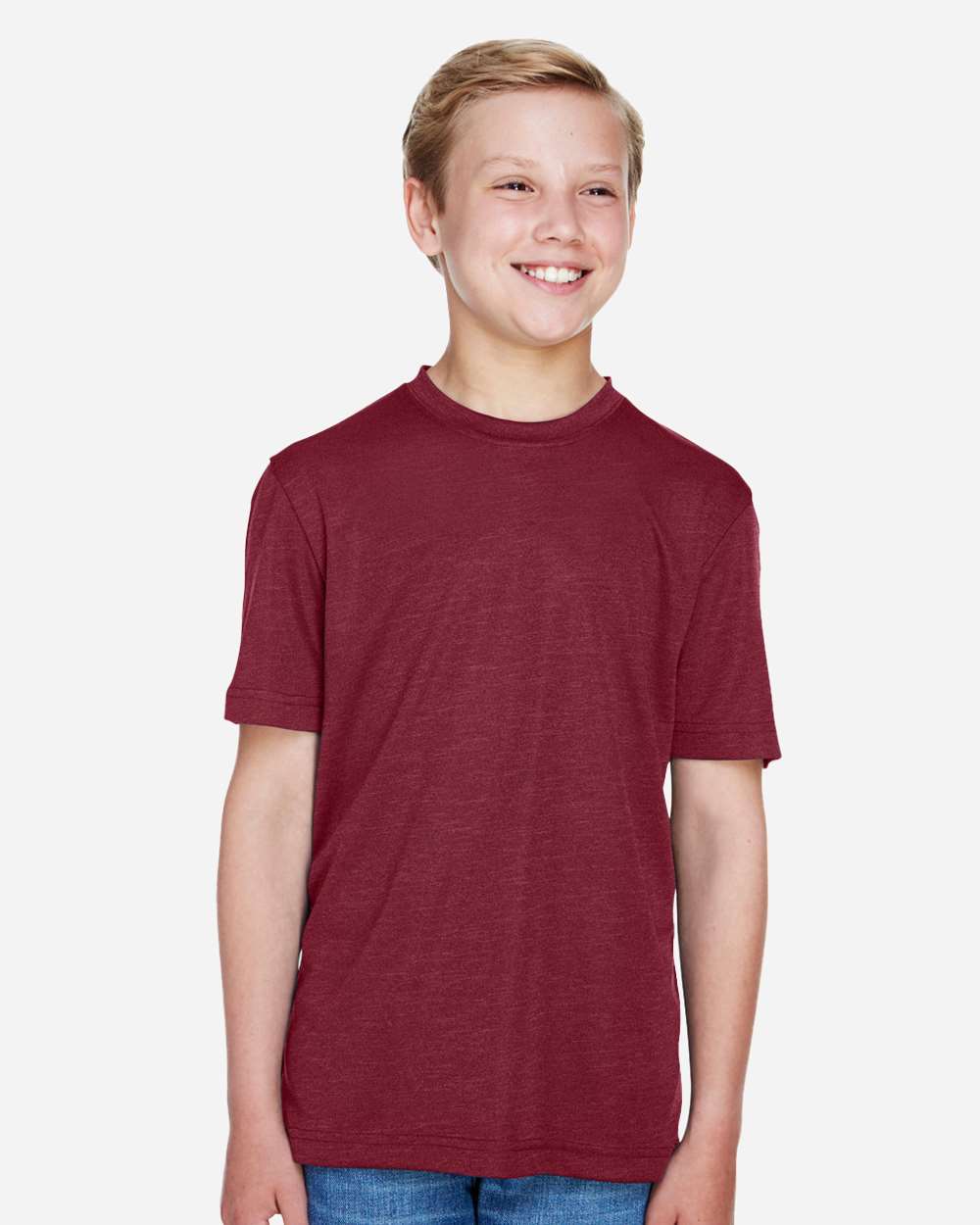 Team 365-TT11HY-Youth Sonic Heather Performance T-Shirt - Image 29