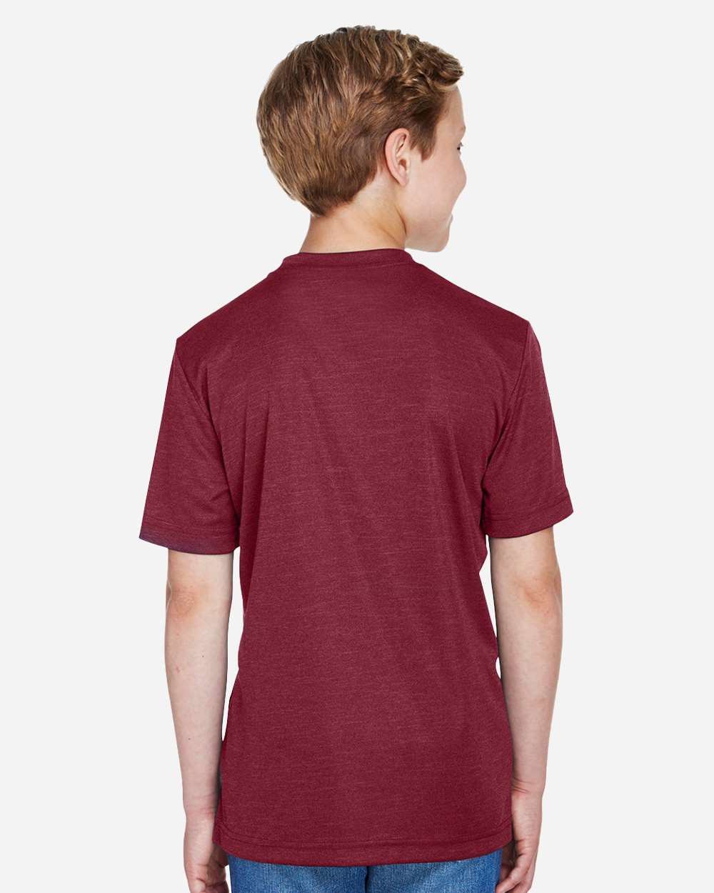 Team 365-TT11HY-Youth Sonic Heather Performance T-Shirt - Image 31