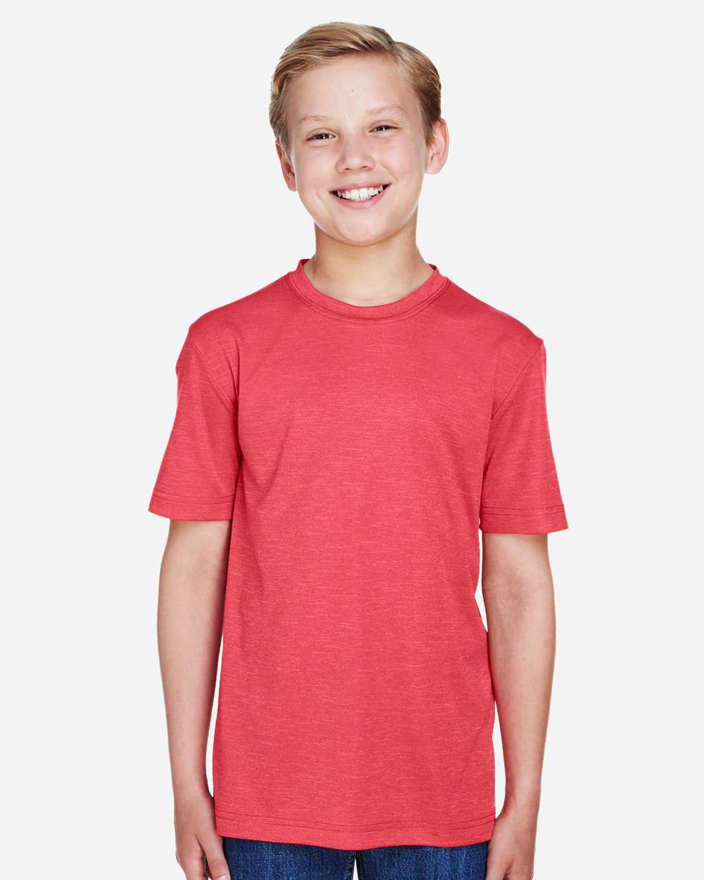 Team 365-TT11HY-Youth Sonic Heather Performance T-Shirt - Image 34