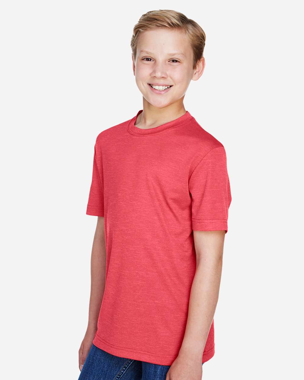 Team 365-TT11HY-Youth Sonic Heather Performance T-Shirt - Image 35