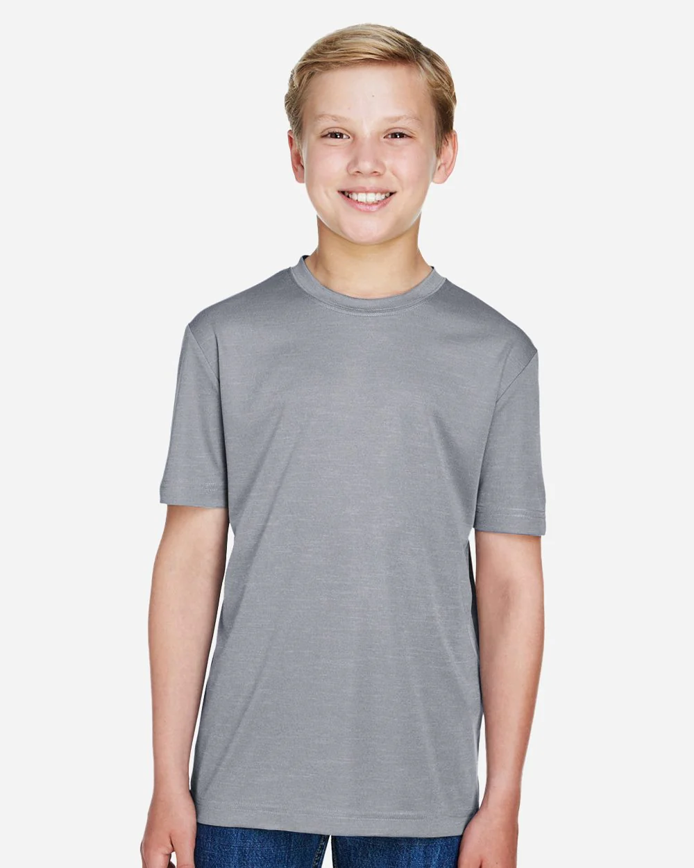 Team 365-TT11HY-Youth Sonic Heather Performance T-Shirt - Image 6