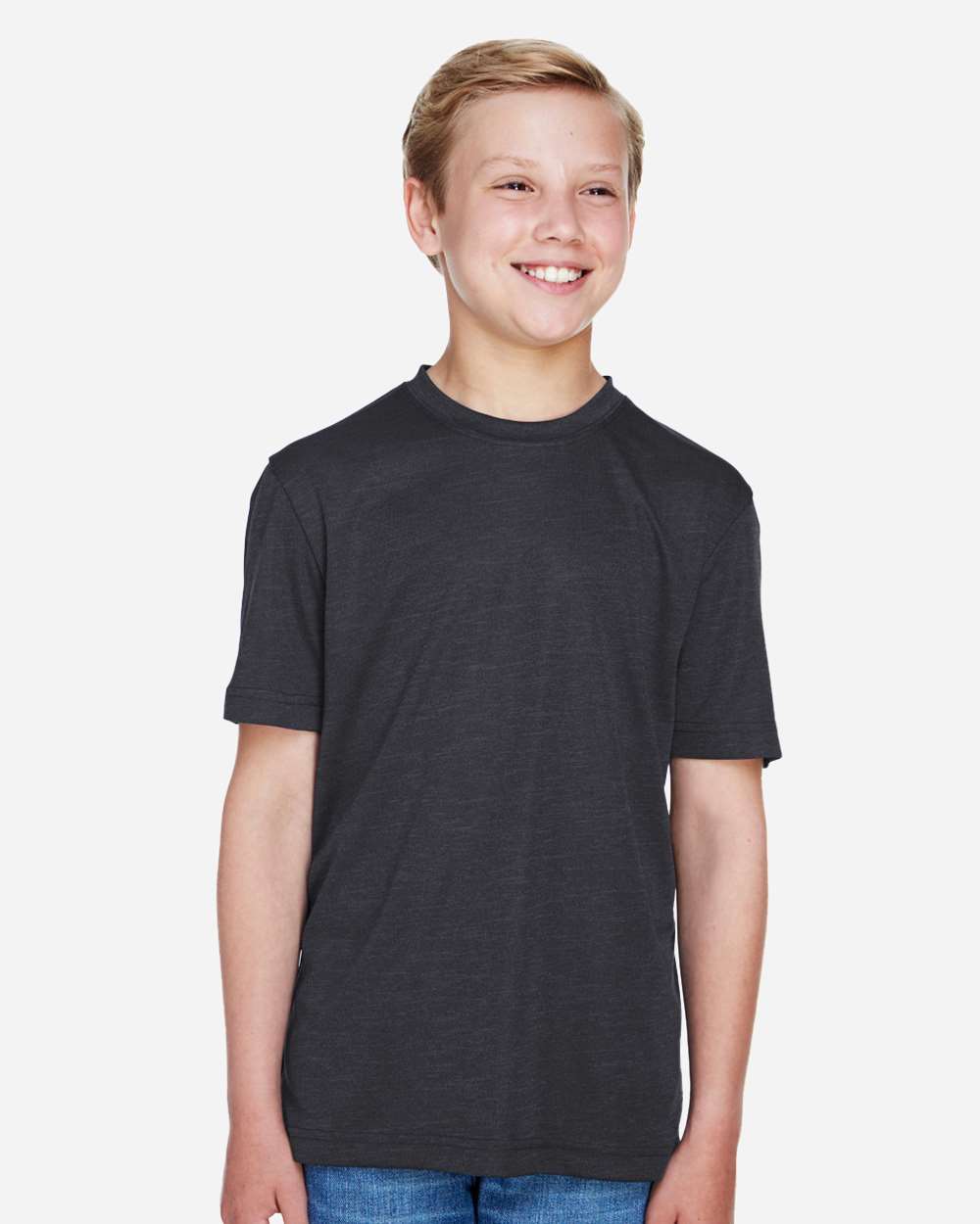 Team 365-TT11HY-Youth Sonic Heather Performance T-Shirt - Image 9
