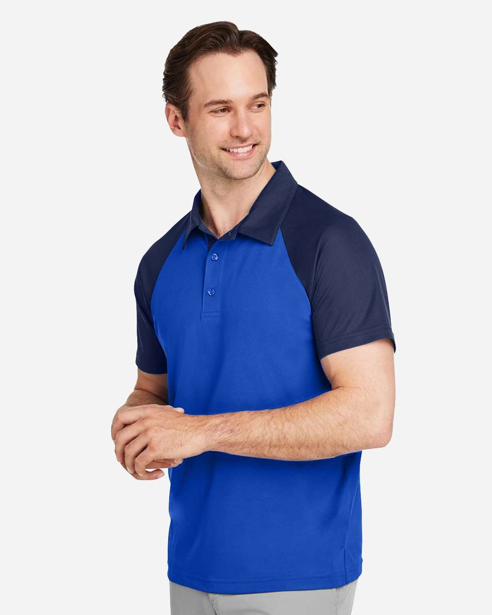 Team 365-TT21C-Men's Command Snag-Protection Colorblock Polo - Image 24