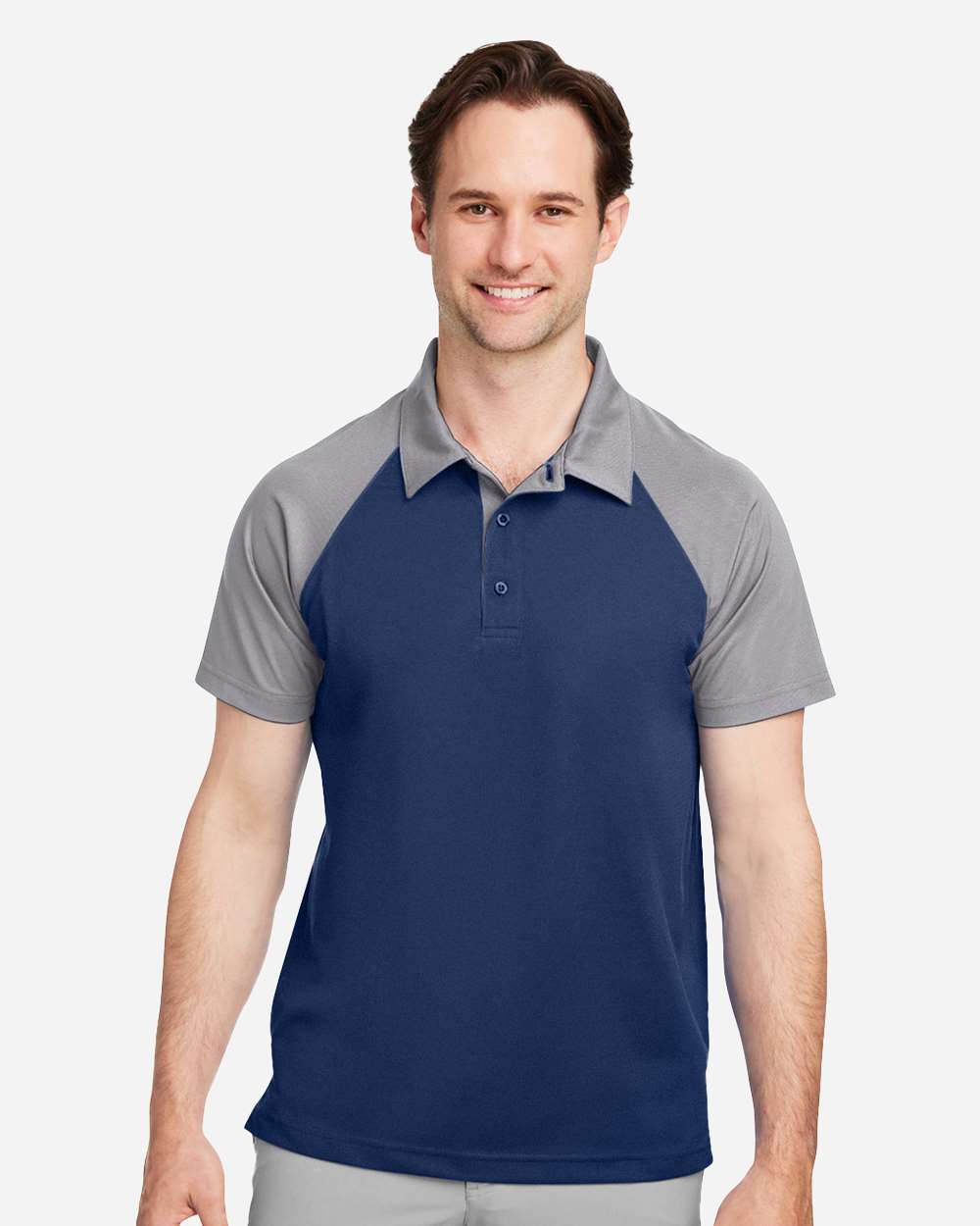 Team 365-TT21C-Men's Command Snag-Protection Colorblock Polo - Image 4