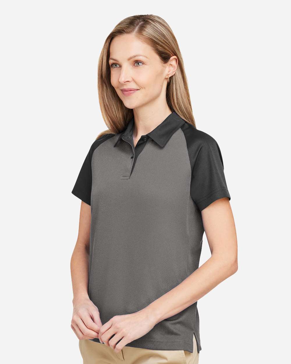 Team 365-TT21CW-Women's Command Snag-Protection Colorblock Polo - Image 12