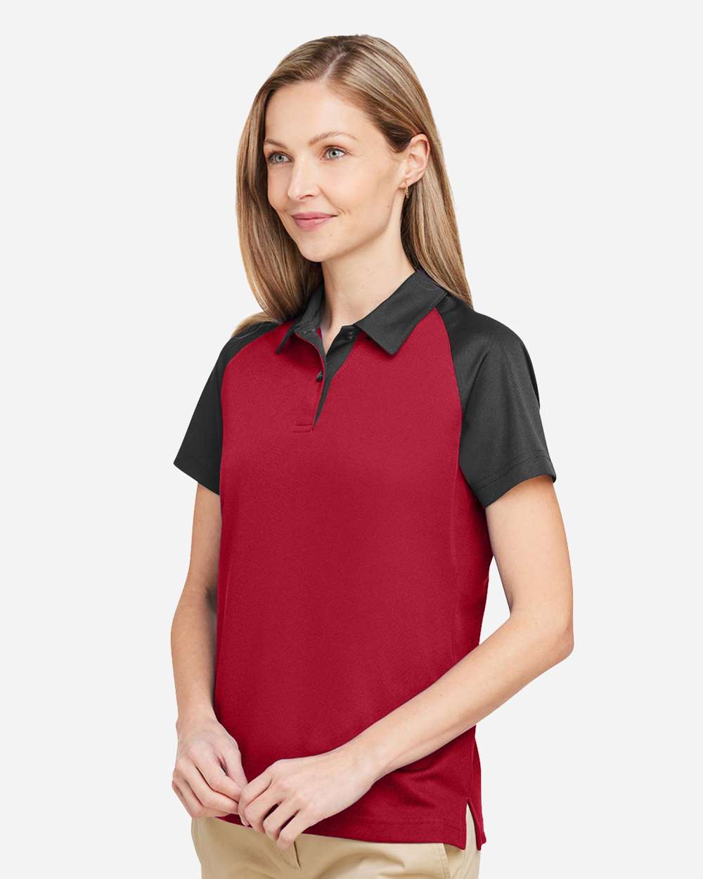 Team 365-TT21CW-Women's Command Snag-Protection Colorblock Polo - Image 18