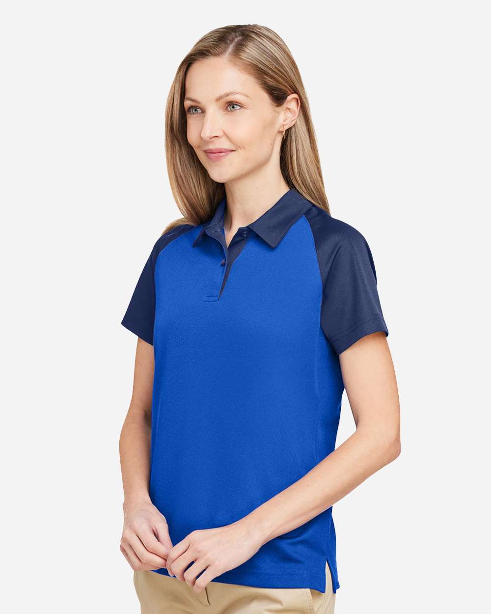 Team 365-TT21CW-Women's Command Snag-Protection Colorblock Polo - Image 24