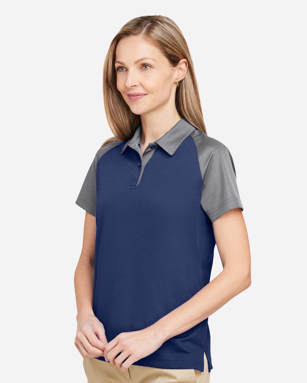 Team 365-TT21CW-Women's Command Snag-Protection Colorblock Polo - Image 5