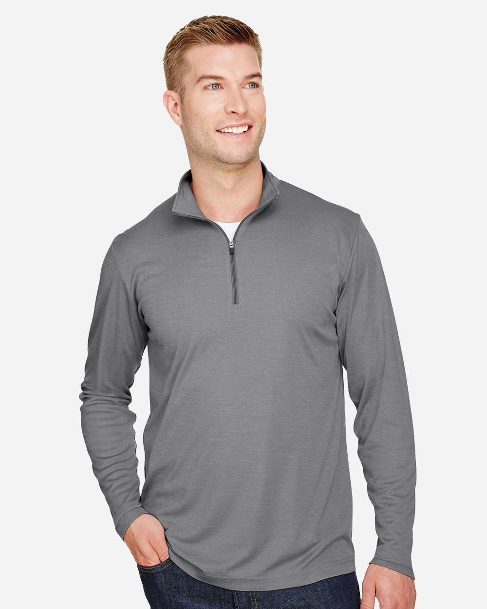 Team 365-TT31H-Men's Zone Sonic Heather Performance Quarter-Zip Pullover - Image 14