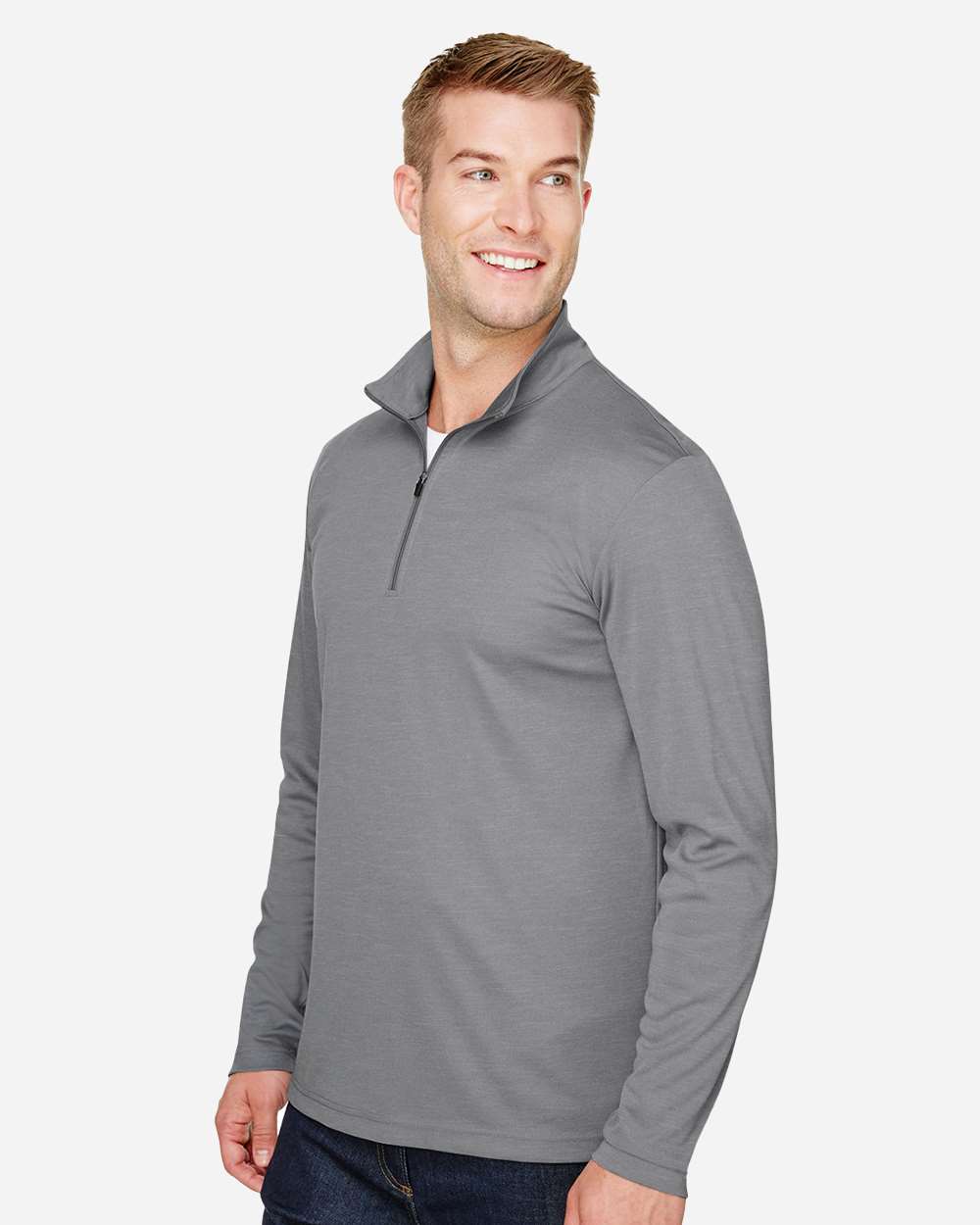 Team 365-TT31H-Men's Zone Sonic Heather Performance Quarter-Zip Pullover - Image 15