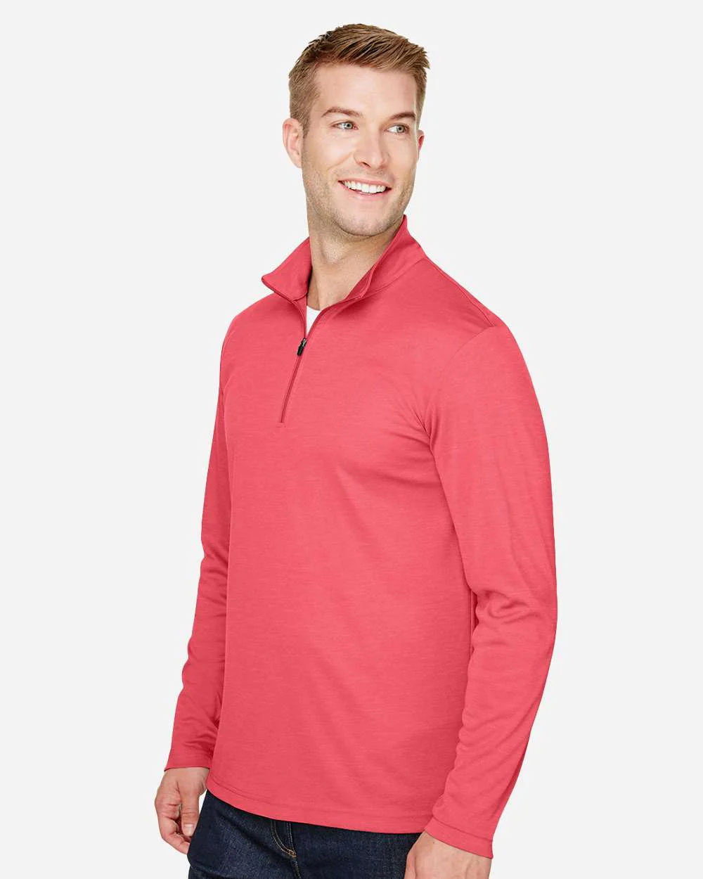 Team 365-TT31H-Men's Zone Sonic Heather Performance Quarter-Zip Pullover - Image 35