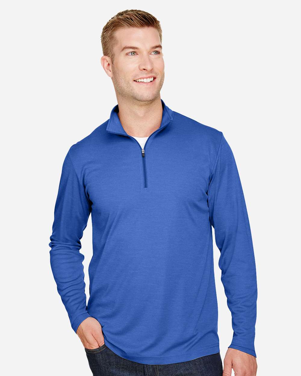Team 365-TT31H-Men's Zone Sonic Heather Performance Quarter-Zip Pullover - Image 39
