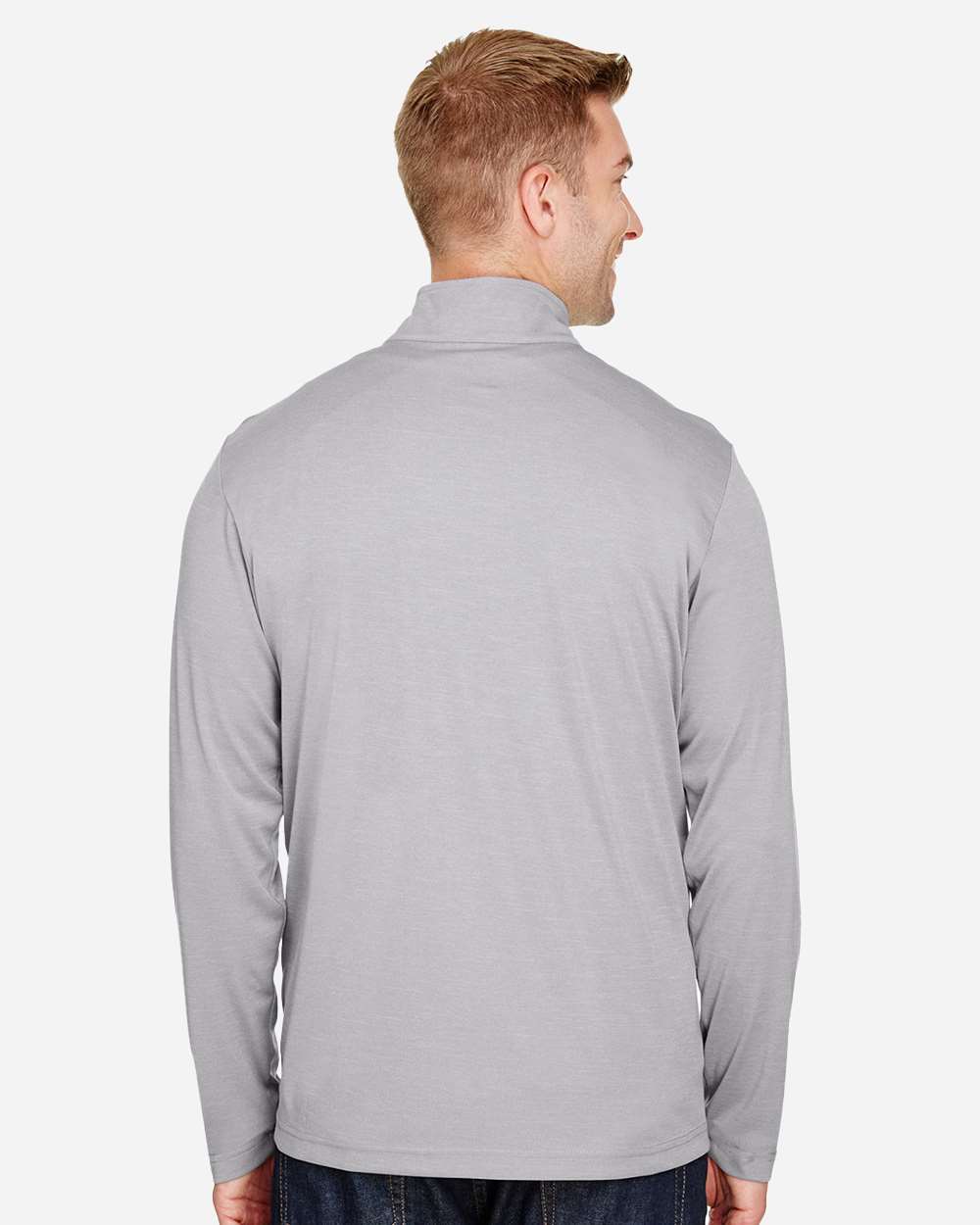 Team 365-TT31H-Men's Zone Sonic Heather Performance Quarter-Zip Pullover - Image 5