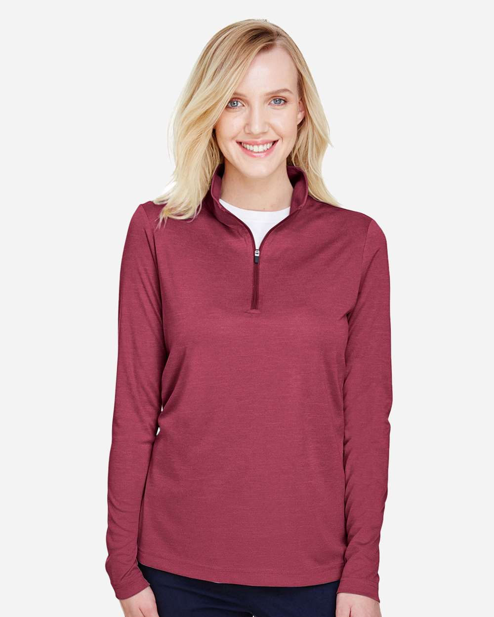 Team 365-TT31HW-Women's Zone Sonic Heather Performance Quarter-Zip Pullover - Image 29