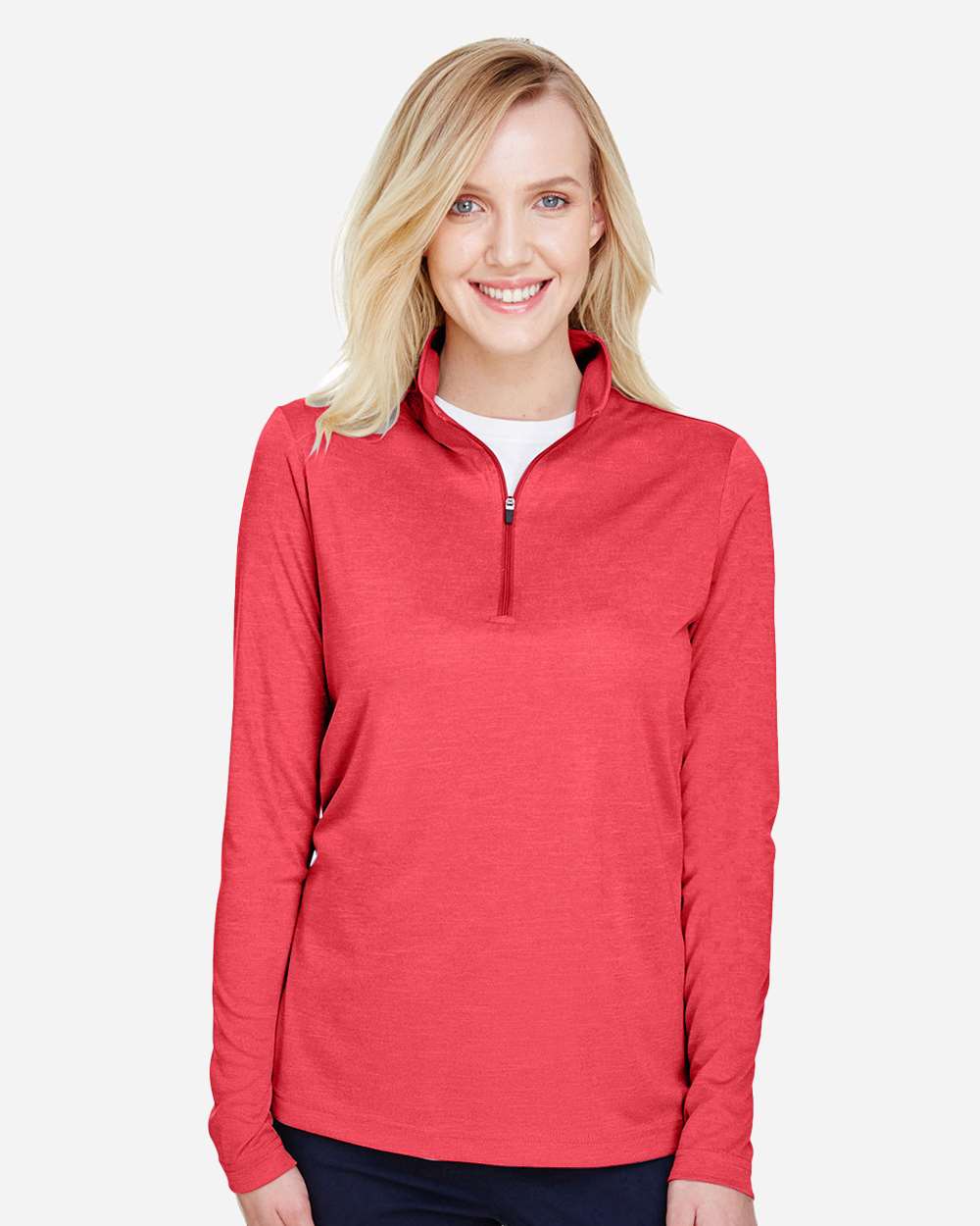 Team 365-TT31HW-Women's Zone Sonic Heather Performance Quarter-Zip Pullover - Image 34
