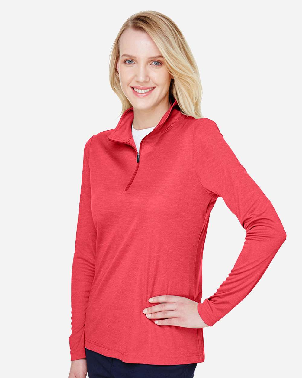 Team 365-TT31HW-Women's Zone Sonic Heather Performance Quarter-Zip Pullover - Image 35