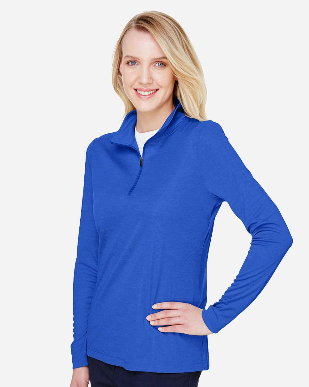 Team 365-TT31HW-Women's Zone Sonic Heather Performance Quarter-Zip Pullover - Image 40