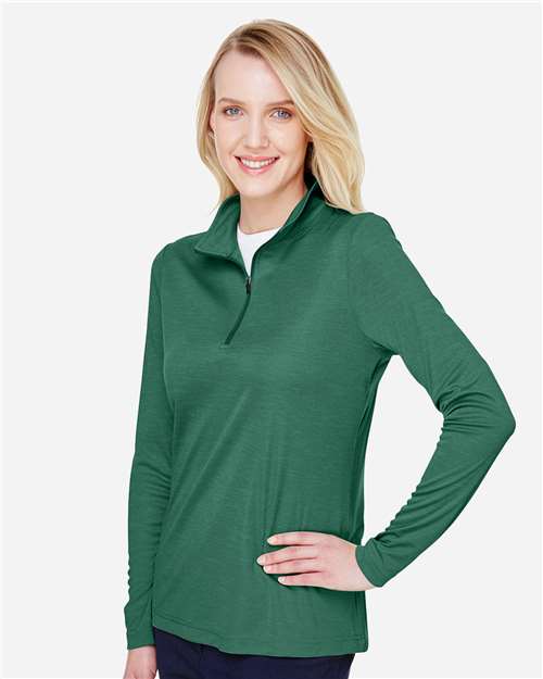Team 365-TT31HW-Women's Zone Sonic Heather Performance Quarter-Zip Pullover - Image 45