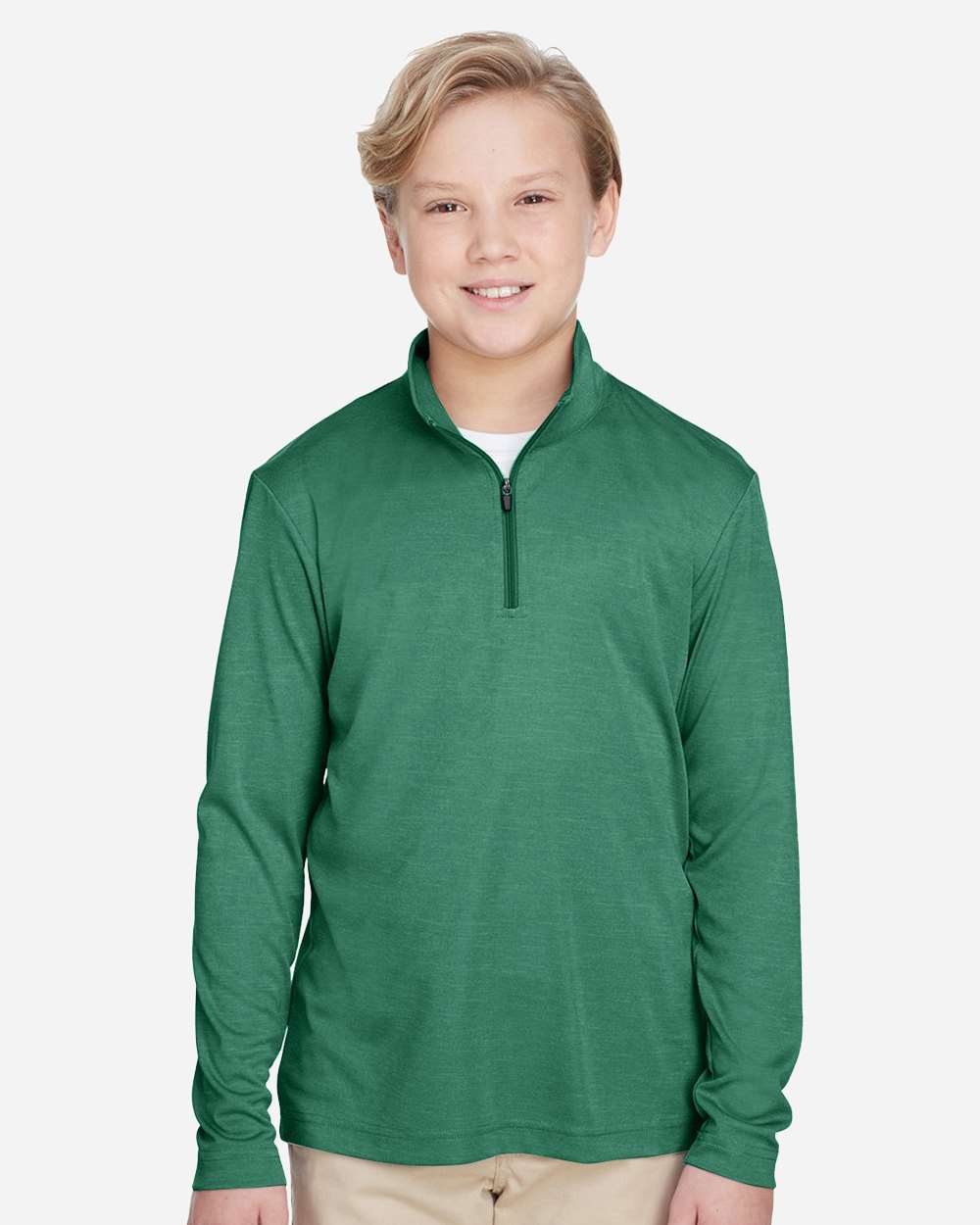 Team 365-TT31HY-Youth Zone Sonic Heather Performance Quarter-Zip Pullolver - Image 24
